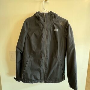 North face DOUBLE LAYER raincoat and fleece